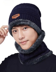 Muffler Cap With Neck & 2in1 Warm ..Winter Daily Wear Travel And Outdoor Activities