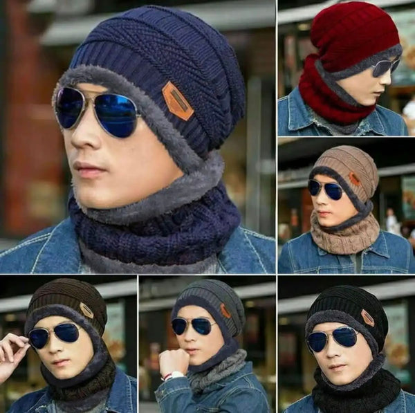 Muffler Cap With Neck & 2in1 Warm ..Winter Daily Wear Travel And Outdoor Activities
