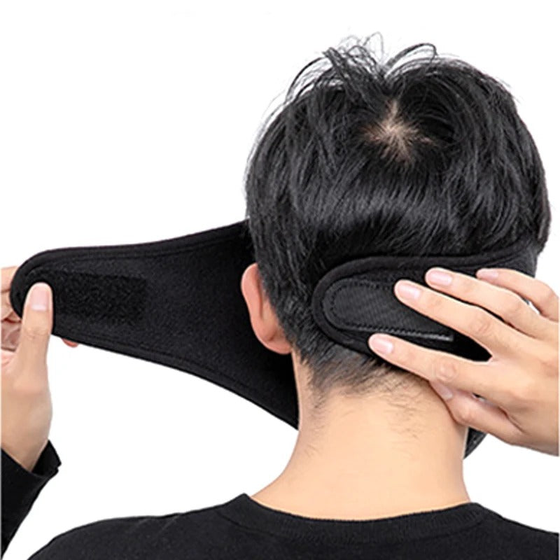 Windproof Full Face Mask with Goggles – Black