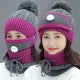 Winter Cap High Quality Warm Face Cover For Girls & Women Hat & Knitted Beanie Cap Multicoloured