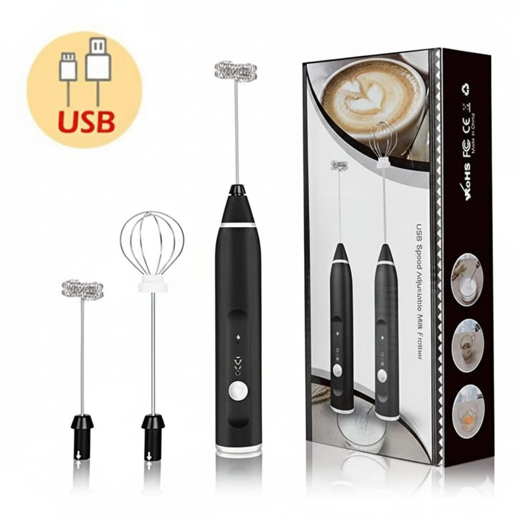 Rechargeable Coffee Beater – USB Rechargeable Powerful Milk Frother For Coffee