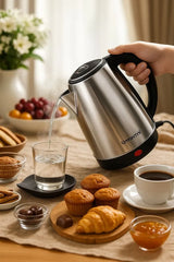 1.5L Stainless Steel Electric Kettle | Fast Boil Water Heater