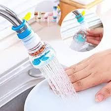 360° Rotatable Fan Faucet Tap Extender – Water-Saving Filter & Splash-Proof Nozzle