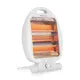Electric Room Heater 400W / 800W - 2 Halogen Heating Rods with Safety Tip Over Protection