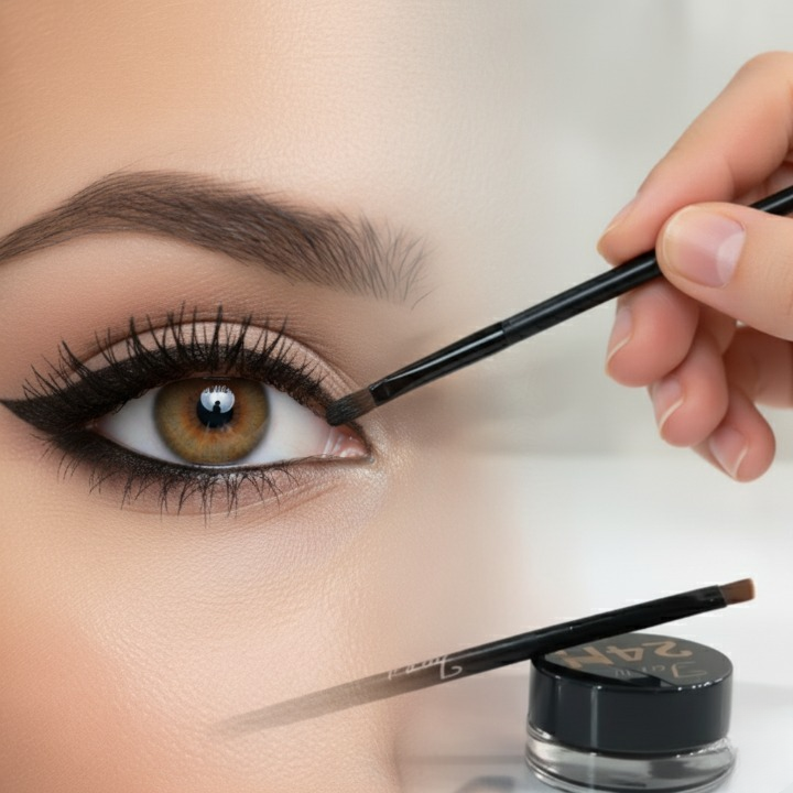 2 Pcs Gel Eyeliner Set – Long-Lasting Black & Brown