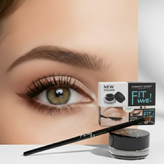 2 Pcs Gel Eyeliner Set – Long-Lasting Black & Brown