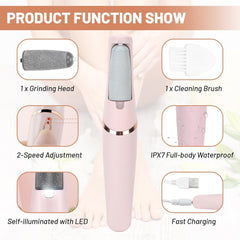 Rechargeable Callus Remover – Portable Foot Care Device For Smooth And Soft Skin