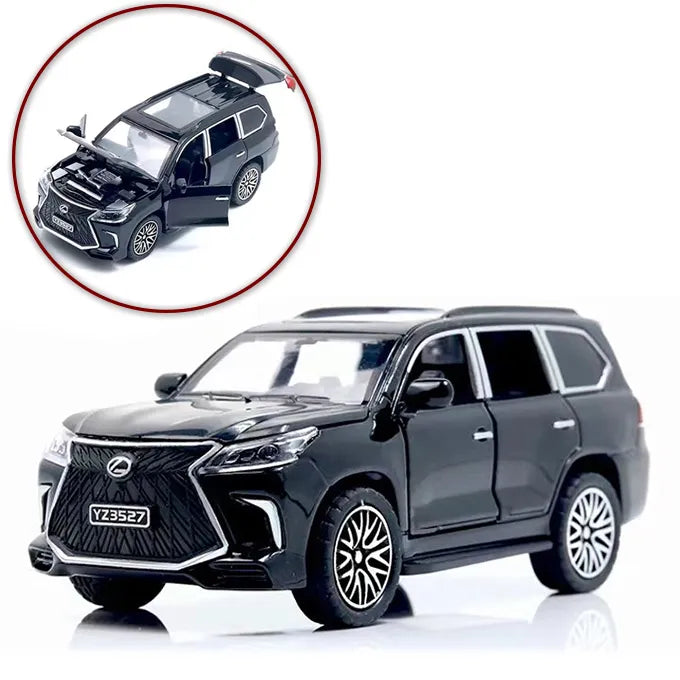 5-Inch Lexus Prado Alloy Toy Car – Die-Cast Model with Opening Doors