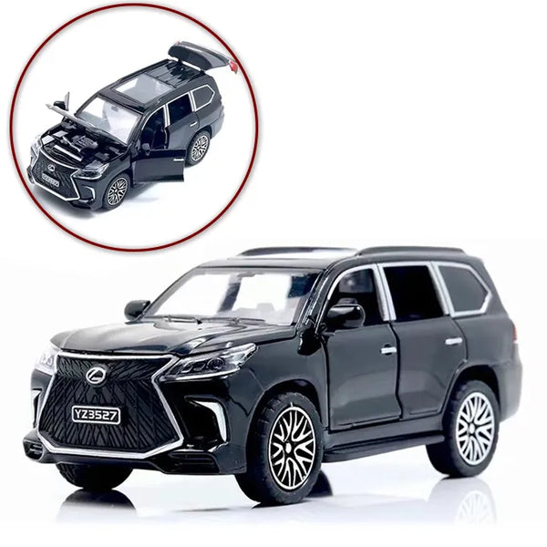 5-Inch Lexus Prado Alloy Toy Car – Die-Cast Model with Opening Doors