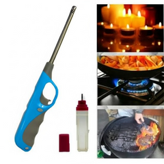 Electronic Refillable Gas Lighter For Kitchen, Stove, Candle .
