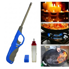Electronic Refillable Gas Lighter For Kitchen, Stove, Candle .
