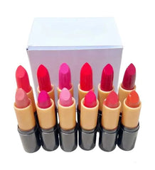 Pack Of 12 Matte Lipstick Multicolour Box