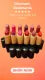 Pack Of 12 Matte Lipstick Multicolour Box