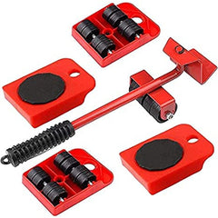 Furniture Lifter Mover Tool Set – Heavy-Duty Rollers & Easy Lifting Lever.