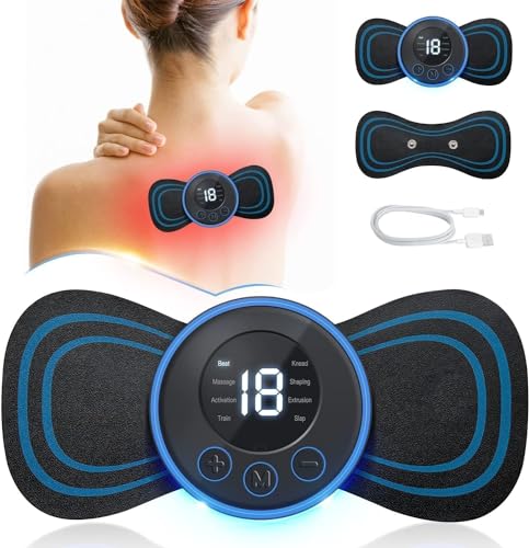 Wireless EMS Mini Butterfly Massager – Portable Pain Relief & Circulation