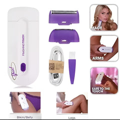 Women’s Electric Hair Remover with Sensa-Light & LED | Safe, Painless & Portable Full-Body Shaver