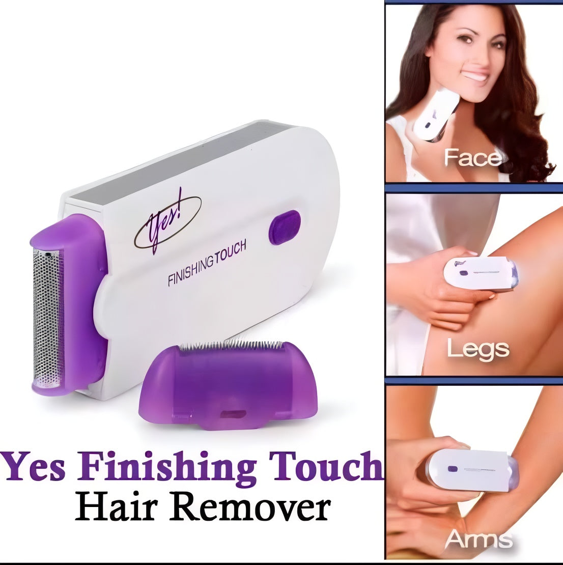 Women’s Electric Hair Remover with Sensa-Light & LED | Safe, Painless & Portable Full-Body Shaver