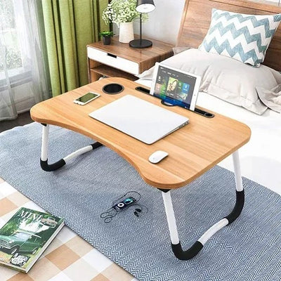 Portable Wooden Laptop Stand & Study Table