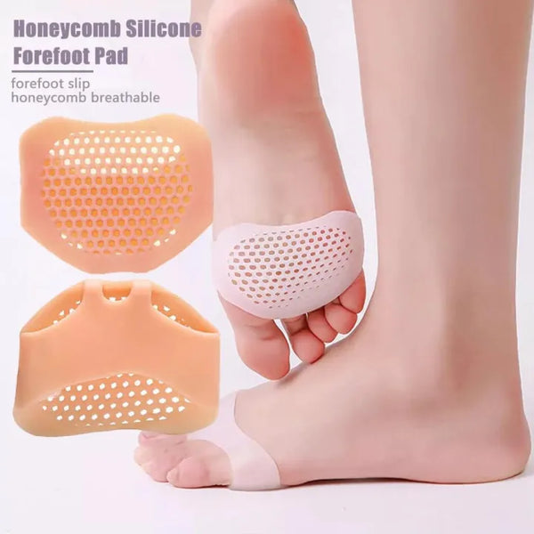 Silicone Tip Toe Gel Protectors (1 Pair) – Anti-Slip Half Socks